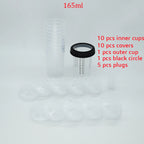 10/20/30/50pcs Bulk Sale Spray Gun Paint Tank Spray Gun Mixing Cup 165/400/600ml Disposable Measuring Cup Type H/O Quick Cup