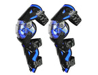 Red Motocross Knee Pads Motorcycle Knee Guard Moto Protection Motocross Equipment Motorcycle Knee Protector Safety Guards