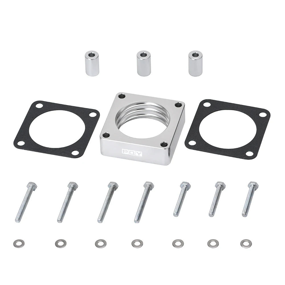 Throttle Body Spacer 1in Raise w/ Gasket for 1991-2006 Jeep Wrangler Cherokee 2.5L 4.0L