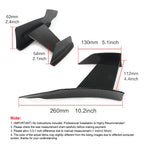 6pcs Carbon Fiber Or Bright Black Car Styling Accessories Front Bumper Side decoration For BMW F80 M3 For BMW F82 M4