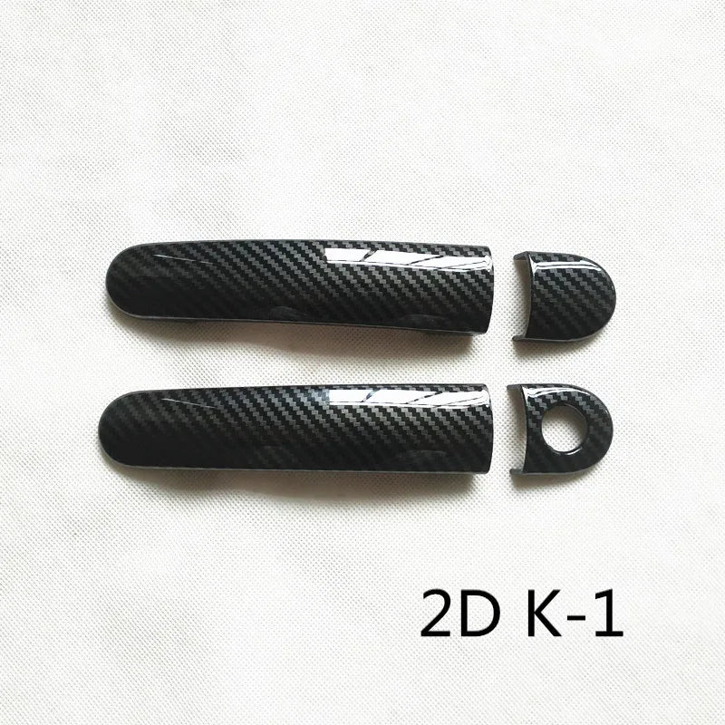 Suitable For Volkswagen VW Gol G5 G6 G8 Voyage Saveiro Accessories Door Handle Cover Trim Plastic Chrome Imitation Carbon Fiber