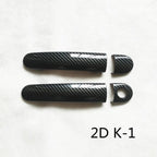 Suitable For Volkswagen VW Gol G5 G6 G8 Voyage Saveiro Accessories Door Handle Cover Trim Plastic Chrome Imitation Carbon Fiber