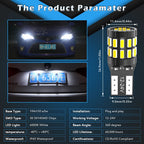 10pcs T10 W5W LED Canbus Bulbs 194 168 No Error LED Car Clearance Parking Light for Polo Passat B5 B6 CC Golf 4 5 6 7 Jetta MK6