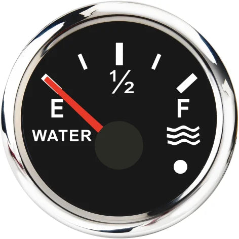 Car Marine Boat Boost Alarm Gauge 2‘’ 52mm Oil pressure Meter Water Level Fuel Temperature 12V 24V Voltmeter Accessories Meter
