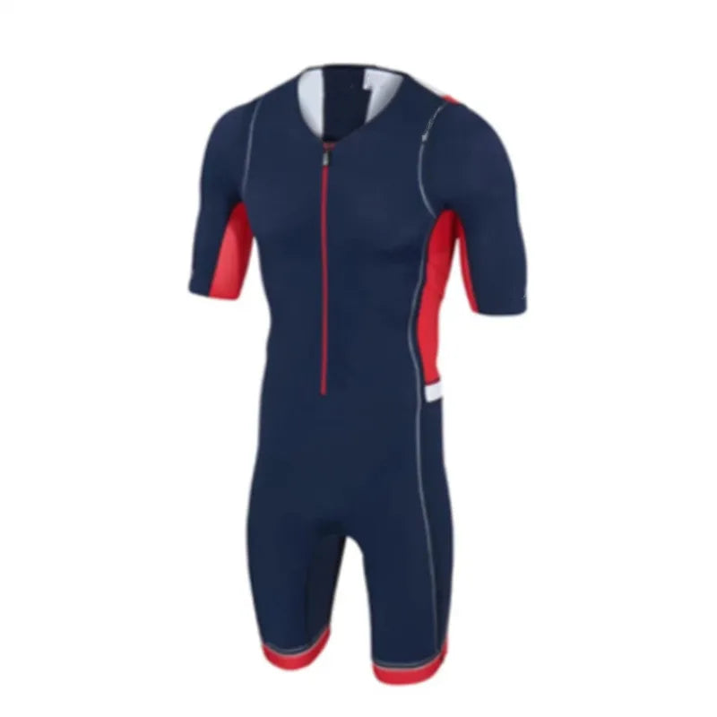 Men's Triathlon Suit 2021 Hot Selling Cycling Jersey Summer Short Sleeve Bicycle Skinsuit Maillot Ciclismo Hombre Bike Clothing