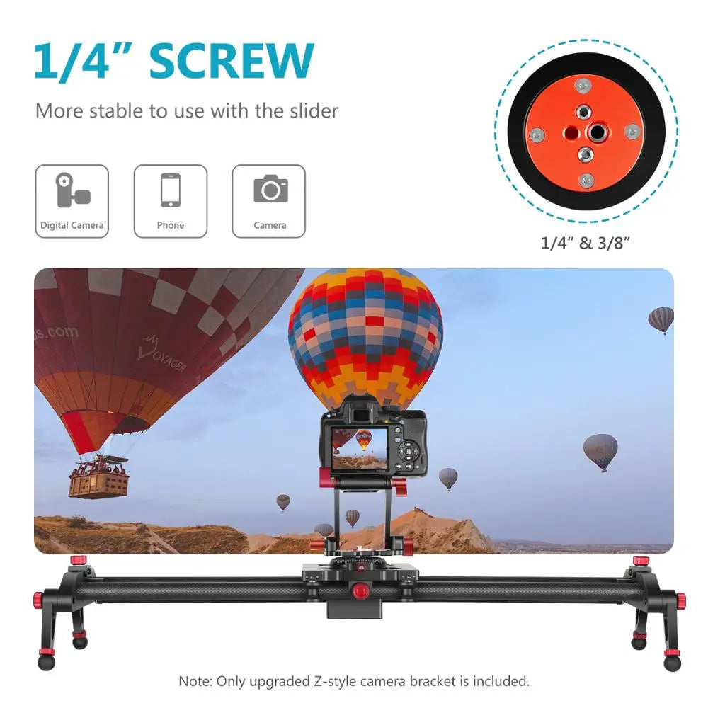 Neewer Upgraded Z-Flex Tilt Head Z Type Tripod Head with 4 Adjust/Fixing Knob, Quick Release Plate and Spirit Level for Tripod