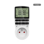 12/24 Hour Electronic Digital Timer Switch EU UK US AU FR Plug Programmable Timing Socket Kitchen Timer Outlet Timer Control