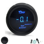 2" 52mm Car Digital Turbo Boost Gauge PSI BAR Water Temp Oil Temp Oil Pressure Gauge Voltmeter EGT Tachometer RPM gauge