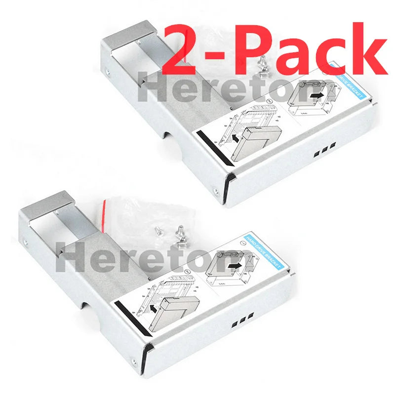 2PCS 9W8C4 3.5" to 2.5" HDD Adapter For Dell R710 R720 R730 T710 R320 T320 SAS SATA SSD Tray Caddy  With Screws