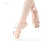 Professional Ballet Pointe Shoes With Genuine Leather Sole Women Satin Ballet Shoes With Ribbons For Professional Ballerina