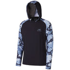 Bassdash Men’s UPF 50 Performance Fishing Shirt Cooling Hoodie Camo Long Sleeve  FS17M