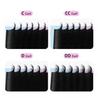 RUJADE 10 Trays/lot Individual Eyelashes Extension False Mink Russian Volume Eyelashes cashmere Eyelashes Silk Lash Extension