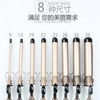 2021 New 9mm-38mm Professional Ceramic Hair Curler Lcd Curling Iron Roller Curls Wand Waver Fashion Styling Tools