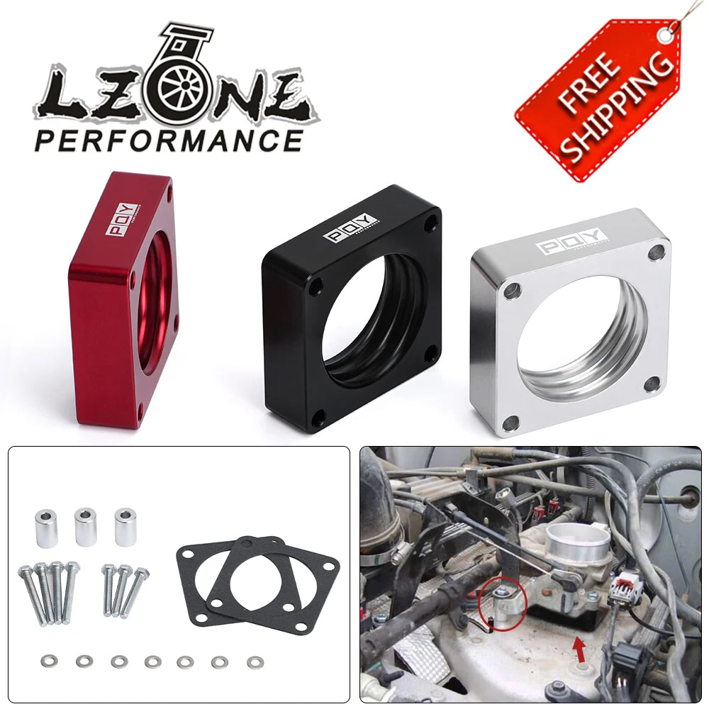 Throttle Body Spacer 1in Raise w/ Gasket for 1991-2006 Jeep Wrangler Cherokee 2.5L 4.0L