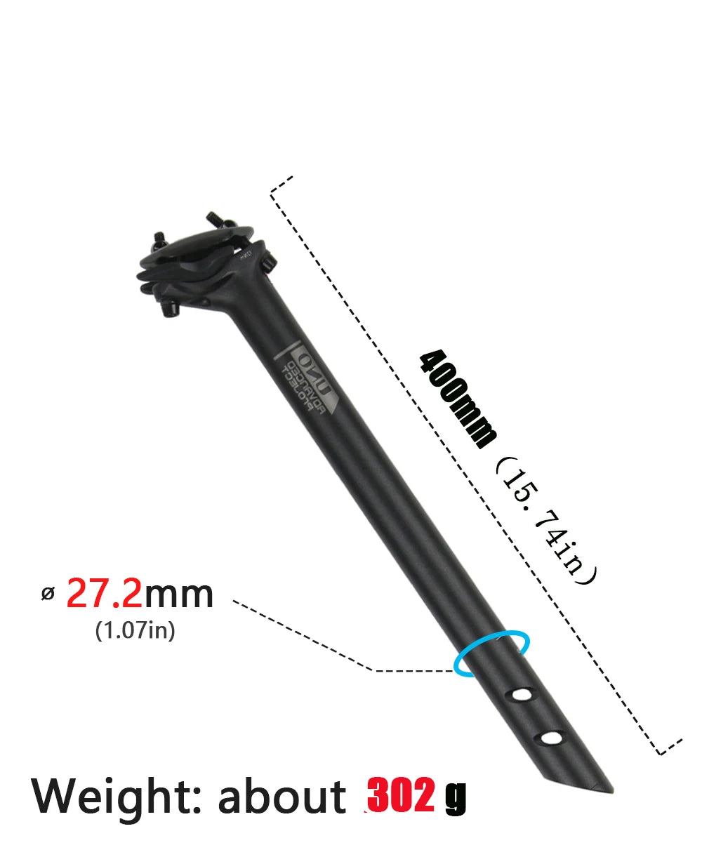 UNO SP-719 Bicycle Seatpost   Road Mountain Bike Seatpost 27.2/30.9/31.6*350/400mm Seat Tube Bicycle Aluminum Alloy Parts