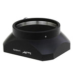Haoge LH-M47B Metal Lens Hood Shade for Olympus M.ZUIKO Digital 12mm f/2 Lens Black