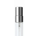 silver color / 3ml / clear glass