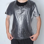 100/200/300PCS Disposable Hairdressing Cape Haircutting Hairstyling Transparent Barber Cloak Hair Dyeing Shawl 60*90cm