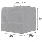 Professional 1000 Liters IBC Water Tank Cover Outdoor Garden Furniture Waterproof Anti-Dust Wind Rain Sun Snow Protection