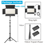 Nagnahz U800 LED Photo Studio Light for Tiktok Youbute Game Live Video Lighting Portable Video Recording Photography Panel Lamp