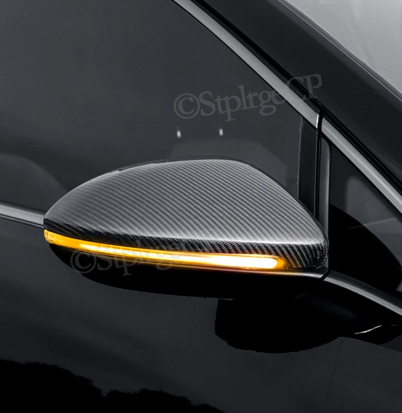 POLO Scirocco EOS Bora Jetta Beetle Passat Sagitar Car carbon fiber rear mirror cover For Volkswage VW Golf 6 Golf 5 Golf 7 CC
