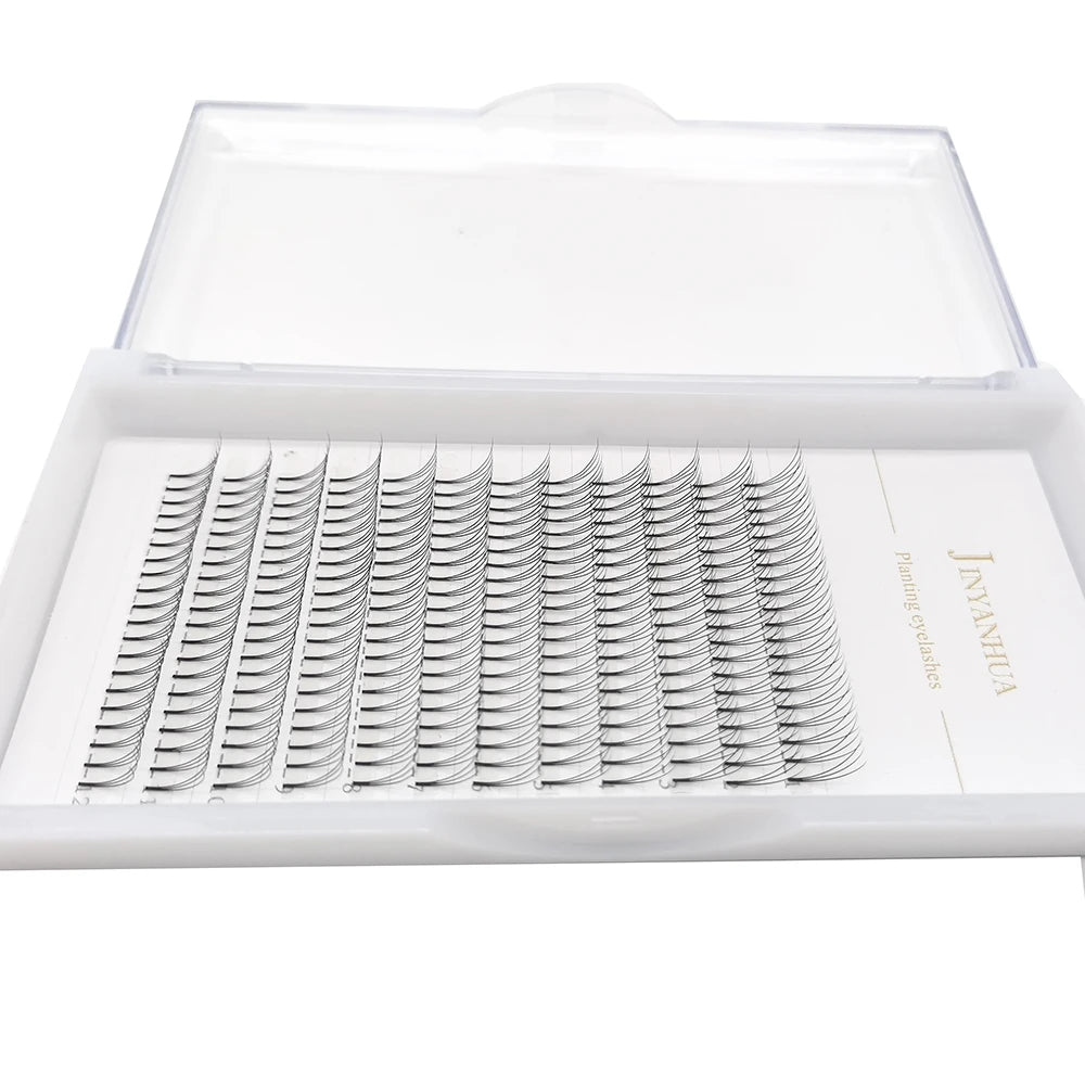 5 Trays Mink Hair Three-Dimensional Soft 3D False Eyelashes Handmade Long Natural Eye Lashes Fans Wholesale Eyelash Extensions