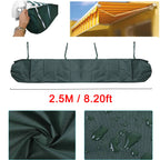 2/2.5/3/3.5/4/4.5/5m Oxford Patio Awning Winter Storage Bag Yard Garden Shelter Rain Weather Cover Protector Sun Canopy Cloth