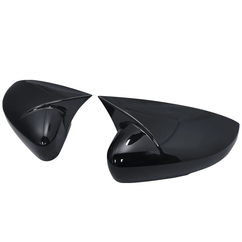 2 Pcs For Volkswagen VW Polo MK5 6R 6C 2009-2017 ABS Side Rearview Wing Mirror Cover Caps Shell Trim OX Horn Style Exterior
