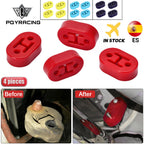 PQY - Polyurethane Exhaust/Muffler SHORT HANGERS 4pcs/lot universal Muffler Hangers Red or Blue PQY8952