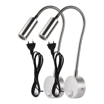 2 Silver EU plug / Warm White 3000K
