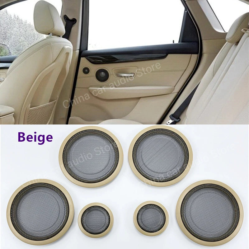Car Front Rear Door Speaker Covers For BMW F30 F31 F32 F33 F34 F48 F36 F80 F39 X1 X2 3 GT 2 4 Series Mid High Range Audio Horns