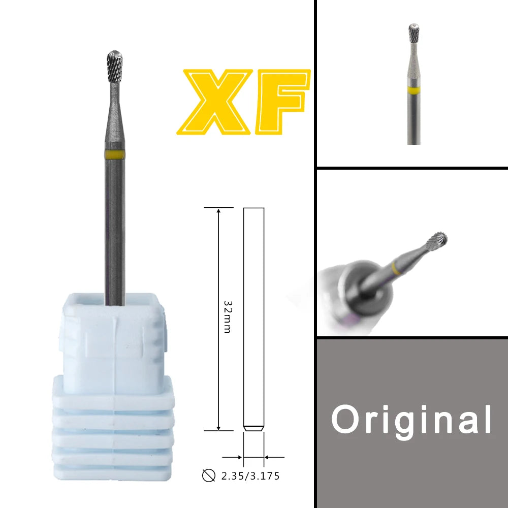RolinStar Many Sales promotion type Carbide barrel stable shank  Accessories Cutter pedicure nail milling drill bits