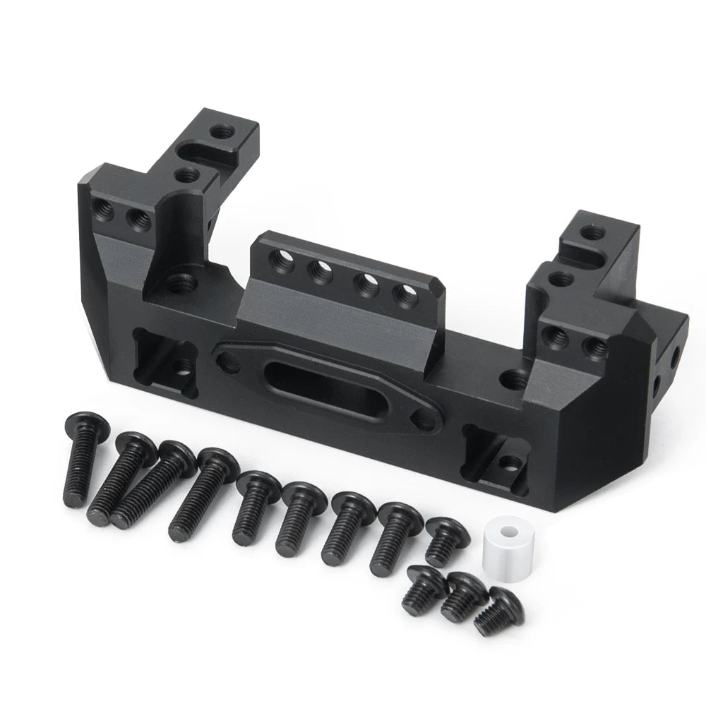 AXSPEED Metal Front Bumper Servo Mount for TRX-4 TRX4 1/10 RC Crawler Car Upgrade Parts Accessories