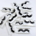 Mink Lashes Wholesale 5/10/30/50 Pairs 25mm Eyelashes Long Wispy Messy Fluffy Lashes Bulk Makeup 25 mm Mink Eyelashes