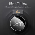 Baseus Magnetic Kitchen Timer Rotation Countdown Digital Timer Alarm Cooking Timer Clock Study Baking Reminder Stopwatch Clock