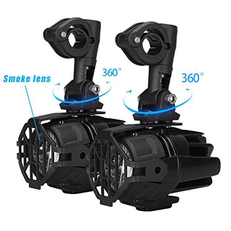 E9 Mark Motorcycle LED Fog Lights For BMW R1250GS ADV F800GS R 1250 GS LC Yamaha MT07 MT09 Auxiliary Light Assemblie