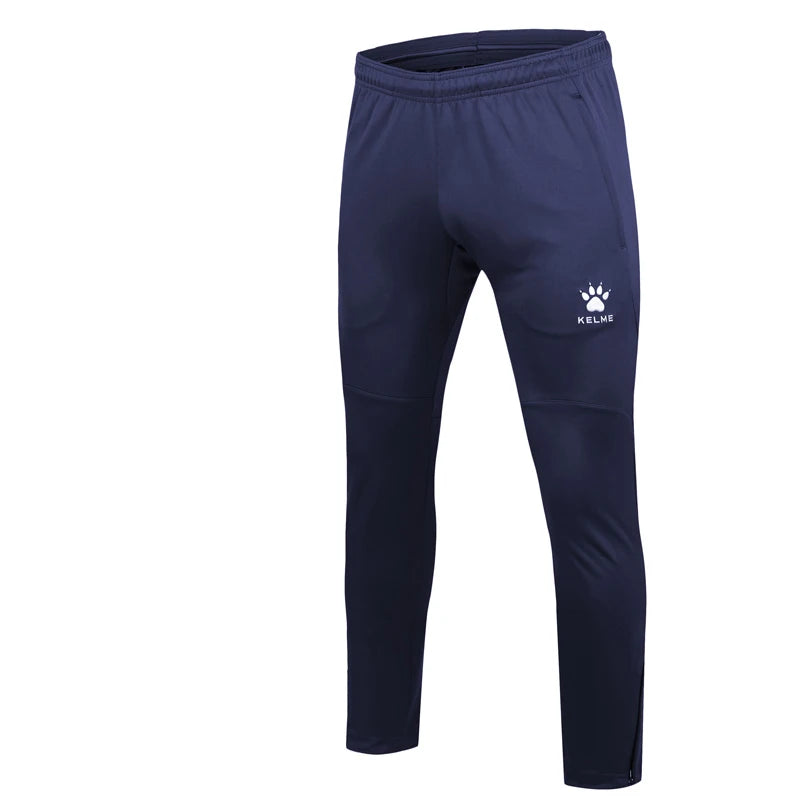 KELME Men Sports Trousers Sweatpants Kid Winter Padded Pants Thicken Jogging Women Fitness Outwear Warm Long Pants  K15Z406