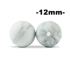 LOFCA 100Pcs/lot 12MM Round Shape Silicone Beads Used in jewelry making Necklace Bracelets Keychain Jewelry accessories