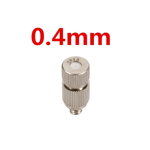 50Pcs 3/16 Inch Thread High Pressure Fog Nozzle Misting Cooling Humidity Sprayer Home Garden landscaping Disinfection Nozzles