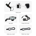 Illuminate Your Ride: Super Bright 3xT6 LED Bike Headlight with Battery Pack