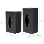 PU Leather Tissue Boxes Rectangular Napkin Box Tissue Paper Holder Home Kitchen Organization Home Supplies Anti-moisture
