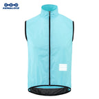 KEMALOCE Cycling Vest Wind Navy Blue Men 2023 Sleeveless Bicycle Gilet Black Lightweight Outdoor Windproof MTB Sports Wind Vest
