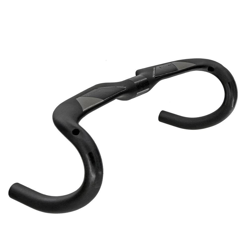 KOCEVLO carbon fiber bicycle handlebar Reduce resistance bent bar strengthen bike parts 380/400/420/440mm inner routing