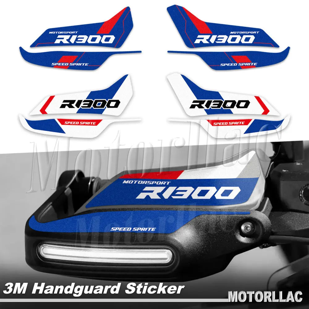 For R1300GS R1300 GS ADV Triple Black Trophy Motorcycle Handguard Decals Motorrad Hand Guard Shield Protection Stickers