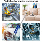 Air Blowing Gun Pneumatic Engine Cleaning Gun with 4-foot Hose Degreaser Spray Tool Kit Siphon Spray Gun for Car Cleaning