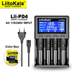Liitokala Lii-PD2/Lii-PD4 Li-ion & NiMH Battery Charger for 18650 21700 26650 AA AAA