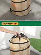 1pc Pop-up Trash Can, Outdoor Portable Camping Folding Trash Can Camping Trash Can Gardening Garden Garbage Bag Garden Leaf Buck