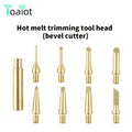 Toaiot Heat Insert Nut Iron Tip Brass Hot Melt Heat Set Insert Tool Soldering Iron Tip 3D Printing Finishing Tool Trimming Heads