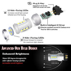 2pcs PW24W LED Amber Yellow Error Free PWY24W LED Bulbs For Audi A3 A4 A5 Q3 VW MK7 Golf CC Ford Fusion Front Turn Signal Lights