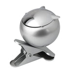 Creative Metal Ashtray Ornaments with Clip Anti-fall Multi-function Living Room Ashtrays Anti-flying Ash Decorations Give Gifts